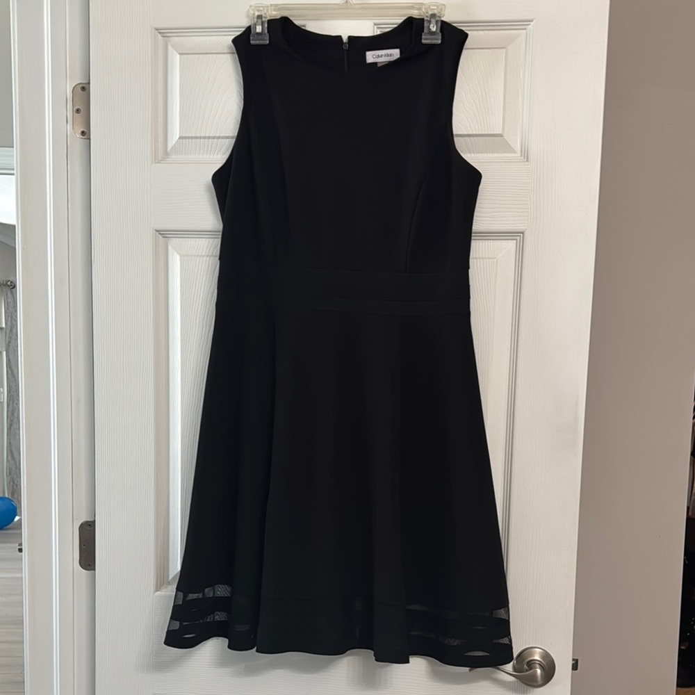 Calvin Klein Black Sleeveless Dress